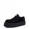 Creeper Nevermind in camoscio suola alta