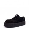 Creeper Nevermind in camoscio suola alta