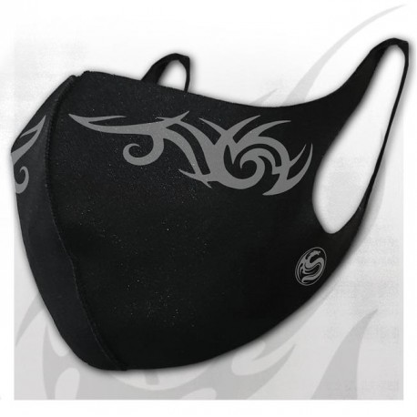 Mascherina elasticizzata con  ragnatela
