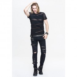 Maglia con trasparenze