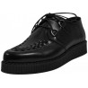 Creepers in pelle modello  a punta
