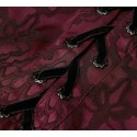 Camicia allacciata davanti in tessuto con disegni