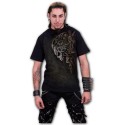 T-SHIRT  teschio steampunk