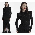 Maglia in pizzo con collo alto
