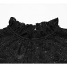 Maglia in pizzo con collo alto