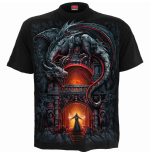 dark gothic negozio gotico rock torino goth TSHIRT SKULL TRIBAL