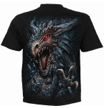 dark gothic negozio gotico rock torino goth TSHIRT SKULL TRIBAL