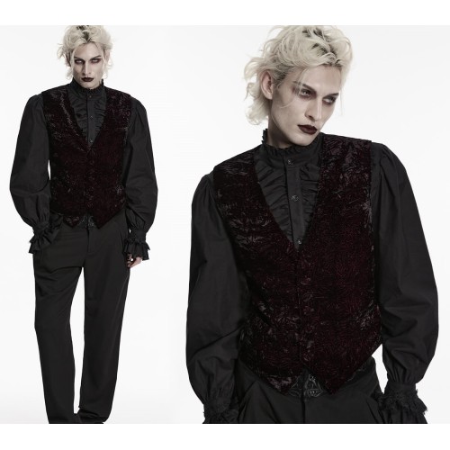 Gilet in velluto  stropicciato