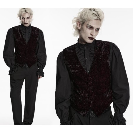 Gilet in velluto  stropicciato