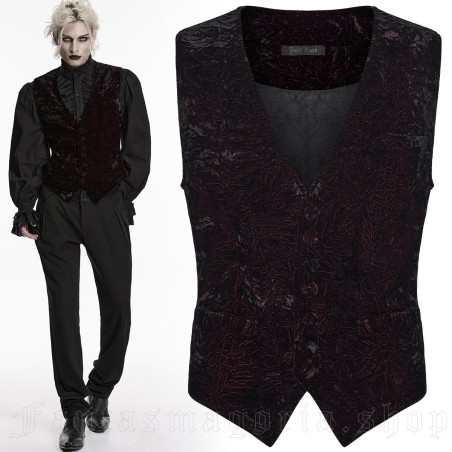 Gilet in velluto  stropicciato