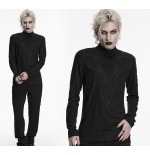 Maglia con tessuto lavorato