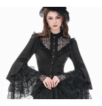 Camicia con maniche svasate
